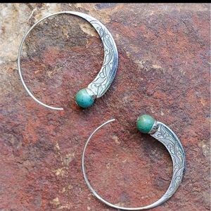 Silver & turquoise earrings